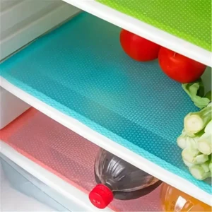 Greware™ 4PCS EVA Waterproof Refrigerator Liner Mats – Washable Anti-Oil Fridge Shelf & Cabinet Drawer Pads (29x45cm) 1
