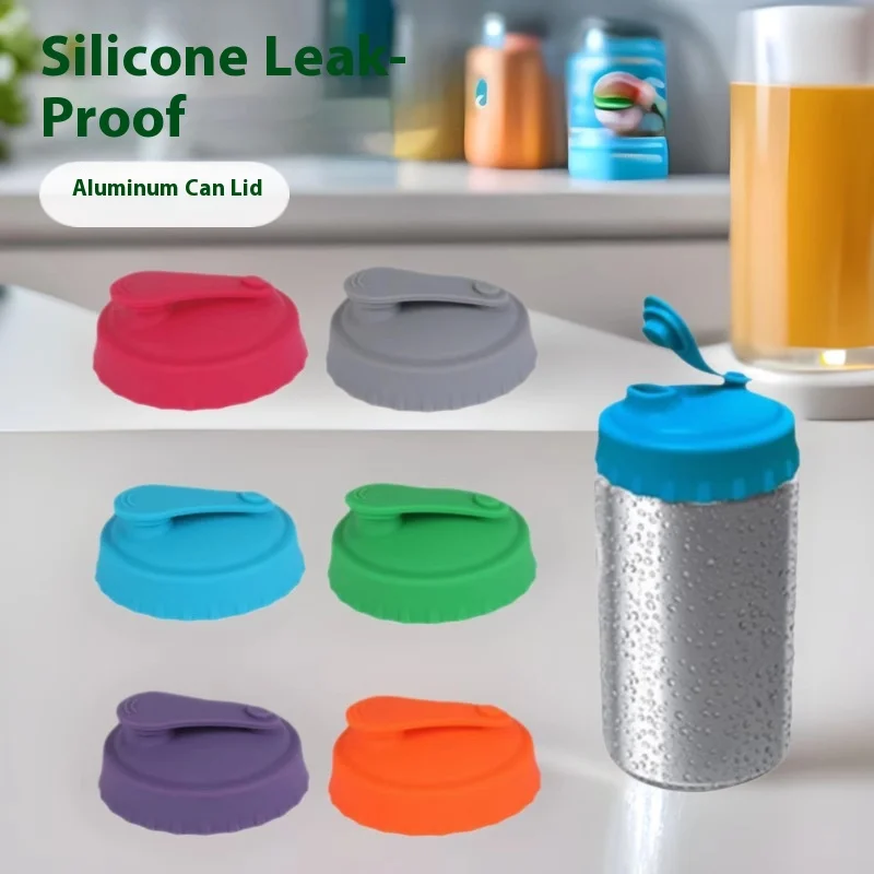 Greware™ Reusable Silicone Can Lids – Universal Soda, Cola, and Beer Can Covers 2